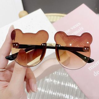[Deal giảm giá] Kính bé thời trang hình tai gấu siêu đáng yêu, chống nắng, chống tia UV dành cho bé 2 đến 6 tuổi mã BEOC