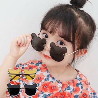 [Deal giảm giá] Kính bé thời trang hình tai gấu siêu đáng yêu, chống nắng, chống tia UV dành cho bé 2 đến 6 tuổi mã BEOC