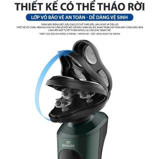 Tông đơ cạo râu đa năng 9D Shaver, máy cạo râu mini, máy caoh râu, dao cạo dâu nam, máy cạo râu khô cầm tay, không dây- Máy Chạy Siêu Sát, Siêu Trắng cho nam nữ tại nhà thậm chí có thể mang đi du lịch