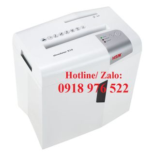 Máy hủy tài liệu công suất 12 tờ/lần HSM Shredstar S10 nhập khẩu từ Đức, thùng chứa giấy 16 lít