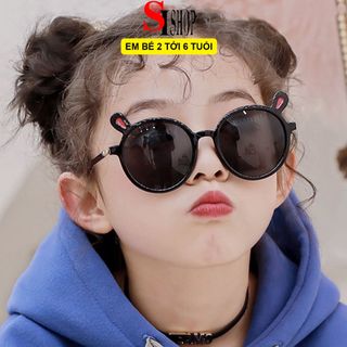 [Bé mua ngay] Kính thời trang chống nắng cho bé form tai thỏ nhiều màu sắc siêu đáng yêu mã BÉTHỎ giá sỉ