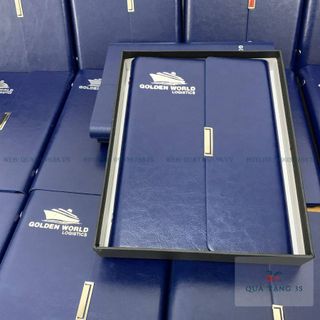Sổ Da Bìa Còng Gấp 3
