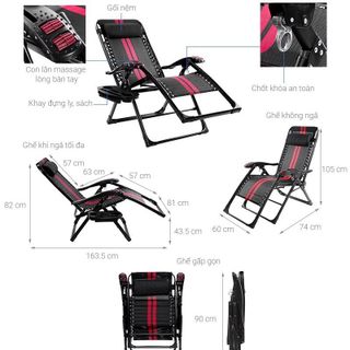 GHẾ XẾP MASSAGE TAY KACHI MK234 KHUNG THÉP CAO CẤP - KACHI