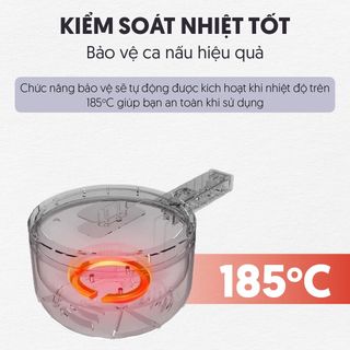 NỒI ĐIỆN CERAMIC 1.5L XỬNG HẤP INOX 304 MK321 - MISHIO
