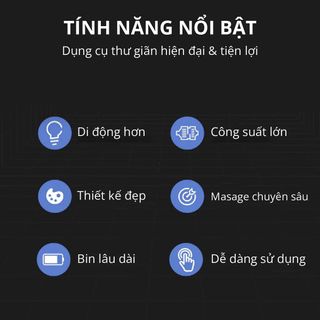 SÚNG MASSAGE 6 ĐẦU MASSAGE KÈM ĐAI RUNG MK353 - KACHI