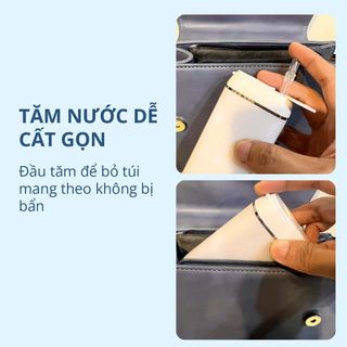 TĂM NƯỚC NHỎ GỌN DỄ DÀNG BỎ TRONG TÚI XÁCH MK357 - KACHI