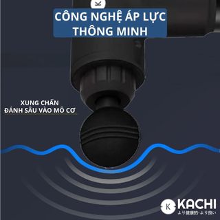 MÁY MASSAGE TRỊ LIỆU CẦM TAY KHÔNG DÂY MK340 - KACHI