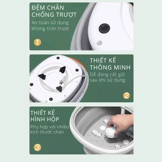 BỒN NGÂM CHÂN MASSAGE XẾP GỌN MK344 - KACHI