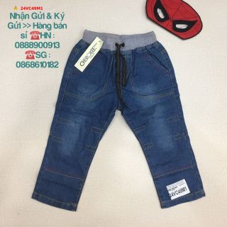 💖SỈ VKIDS💖 Quần jean dài bé trai , dài dây rút, màu xanh, hiệu madeinvietnam, size bé 4t-10t, ri 7_24VC49M1_13370208_sg1 giá sỉ