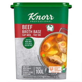 Súp nền thịt bò Knorr hủ 1,5kg giá sỉ