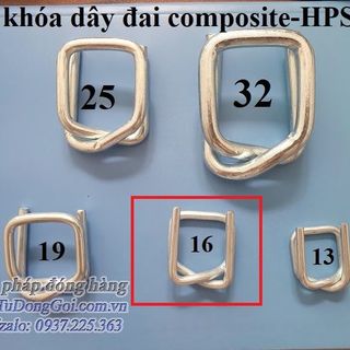 Bọ khóa dây đai composite 16mm, Buckle 16 ( Sỉ ib)-