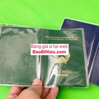 Bao passport hộ chiếu dẻo trong PVC