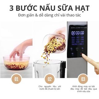 MÁY XAY NẤU SỮA HẠT VÀ XAY CHÂN KHÔNG MK307 - MISHIO