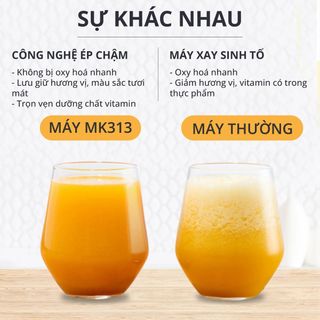 MÁY ÉP CHẬM MOTOR ĐỒNG NGUYÊN CHẤT MK313 - MISHIO