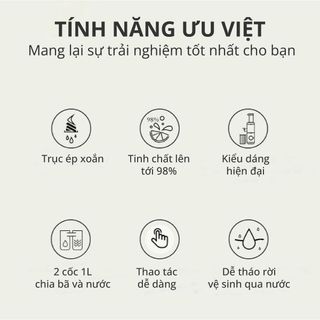 MÁY ÉP CHẬM MOTOR ĐỒNG NGUYÊN CHẤT MK313 - MISHIO