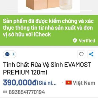 Dung dịch vệ sinh Evamost