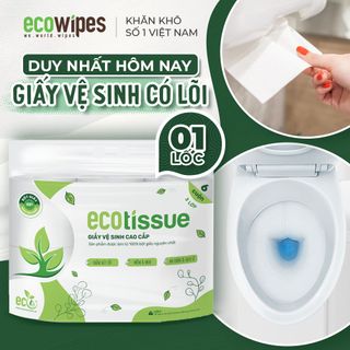Giấy vệ sinh 6 cuộn Eco Tissue- Có lõi giá sỉ