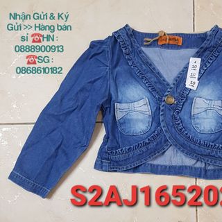 💖SỈ VKIDS💖 Áo khoác jean lửng bé gái, dài tay, hiệu jean jean kids, size bé 1t-2t, S2AJ16520208_10310308_sg2 giá sỉ