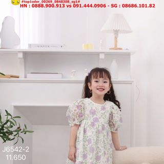 ☘️Hàng sỉ HN☘️ Đầm công chúa cưng xỉu, chất ren hoa nổi cao cấp sang xịn, size 1t-10t, top1oder_00269_0848308_sg1 giá sỉ