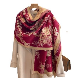 Khăn dạ cashmere hoa và họa tiết mới nhất