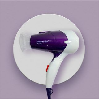 Máy Sấy Tóc Mini Jubilee Mart công suất 1400W Gấp Gọn có 2 chế độ sấy, Máy Sấy tóc Mini Công Suất Lớn