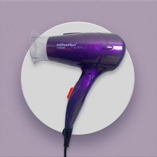 Máy Sấy Tóc Mini Jubilee Mart công suất 1400W Gấp Gọn có 2 chế độ sấy, Máy Sấy tóc Mini Công Suất Lớn