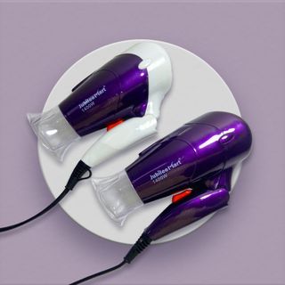 Máy Sấy Tóc Mini Jubilee Mart công suất 1400W Gấp Gọn có 2 chế độ sấy, Máy Sấy tóc Mini Công Suất Lớn
