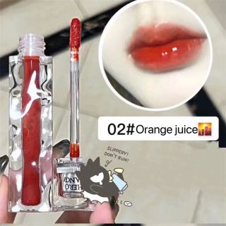 Son Kem bóng Herorange trong suốt lấp lánh dưỡng môi Căng Mọng Mirror Light Lip Glaze