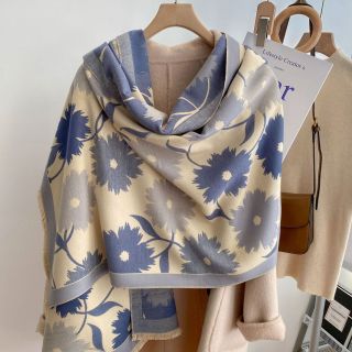 Khăn dạ cashmere hoa và họa tiết mới nhất