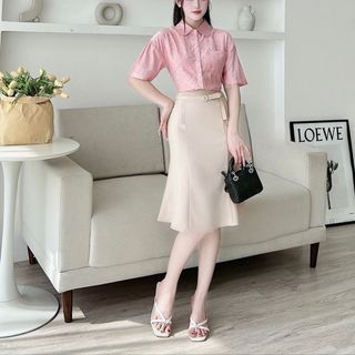Chân Váy Đuôi Cá 7 Mảnh Cao Cấp 2 Lớp