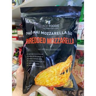 Phô mai bào Mozzarella Kiwi food 500g ( Giao hàng Hà Nội)