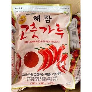 Ớt bột Hàn Quốc gói 1kg làm kim chi,mì cay lên màu đẹp, dạng mịn, vảy