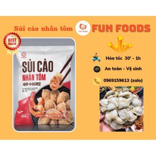 Sủi cảo nhân tôm FOSECA 500g ( Giao hàng HN)