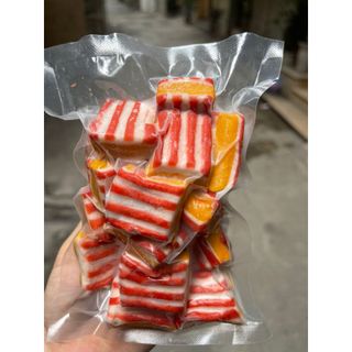 Viên chả kẹo Trung, chiên, xiên chiên, ăn vặt siêu ngon 500g