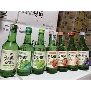 Soju Chum Churum các vị đào, nho, táo,việt quất, truyền thống..nhập khẩu chính hãng 360ml ( Giao hàng hỏa tốc) giá sỉ