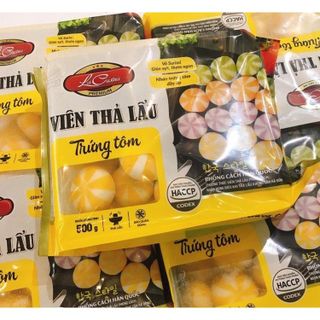 Viên thả lẩu trứng cá/ trứng tôm/ phô mai trứng muối..hàng Lacusina Việt Nam 500g ( Giao hàng Hà Nội)