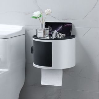 Kệ đụng giấy dán tường phòng tắm