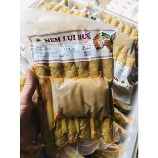 Nem Lụi Huế 500g, bọc sả, kèm nước sốt ( Giao hàng Hà Nội)