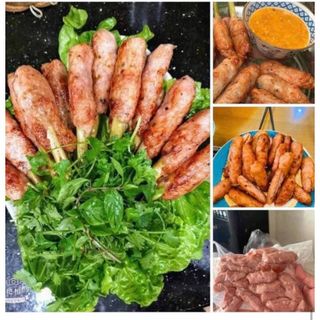 Nem Lụi Huế 500g, bọc sả, kèm nước sốt ( Giao hàng Hà Nội)