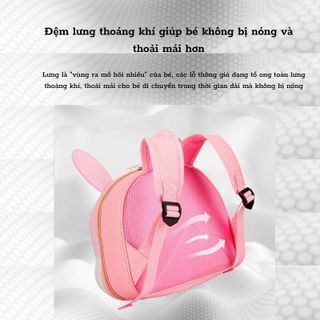 Balo hình thỏ chống nước cho bé