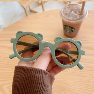 [Kính hot] Kính thời trang chống nắng cho bé form hình gấu nhiều màu sắc xinh xắn mã1685