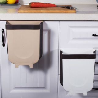 Thùng rác nhà bếp treo cửa gấp gọn 25x17,5x28,5 cm