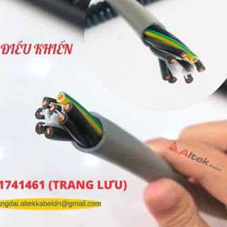 Cáp điều khiển 8 lõi, 8×0.5, 8×0.75, 8×1.0, 8×1.5, 8x2.5 Hồ Chí Minh, Đà Nẵng, Hà Nội