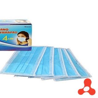 KHẨU TRANG Y TẾ 4 LỚP (HỘP 50 CÁI) giá sỉ