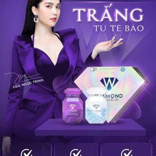 Viên UỐNG NGỌC TRINH DIAMOND CHÍNH HÃNG - Tem nguyên giá sỉ