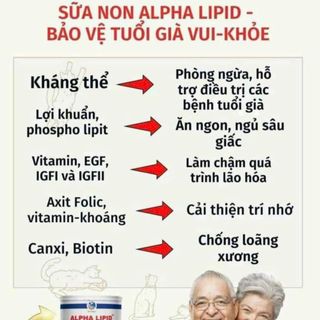 Sửa non aLpha lipid
