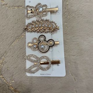 Sét cặp tóc 4 món đính đá