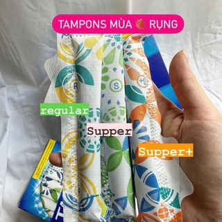 Băng vệ sinh Tampon siêu thấm Tampax Pearl - Hàng Mỹ