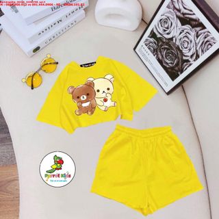 💖Hàng sỉ SG💖 Bộ đùi croptop bé gái, chất thun cotton cao cấp, đường may sắc sảo, top1dropship_00264_10280708_sg1 giá sỉ