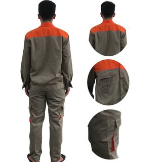 M16 - Bộ quần áo bảo hộ lao động ( BHLĐ) dài tay bằng vải Kaki liên doanh 3.1 cho công nhân, kỹ sư